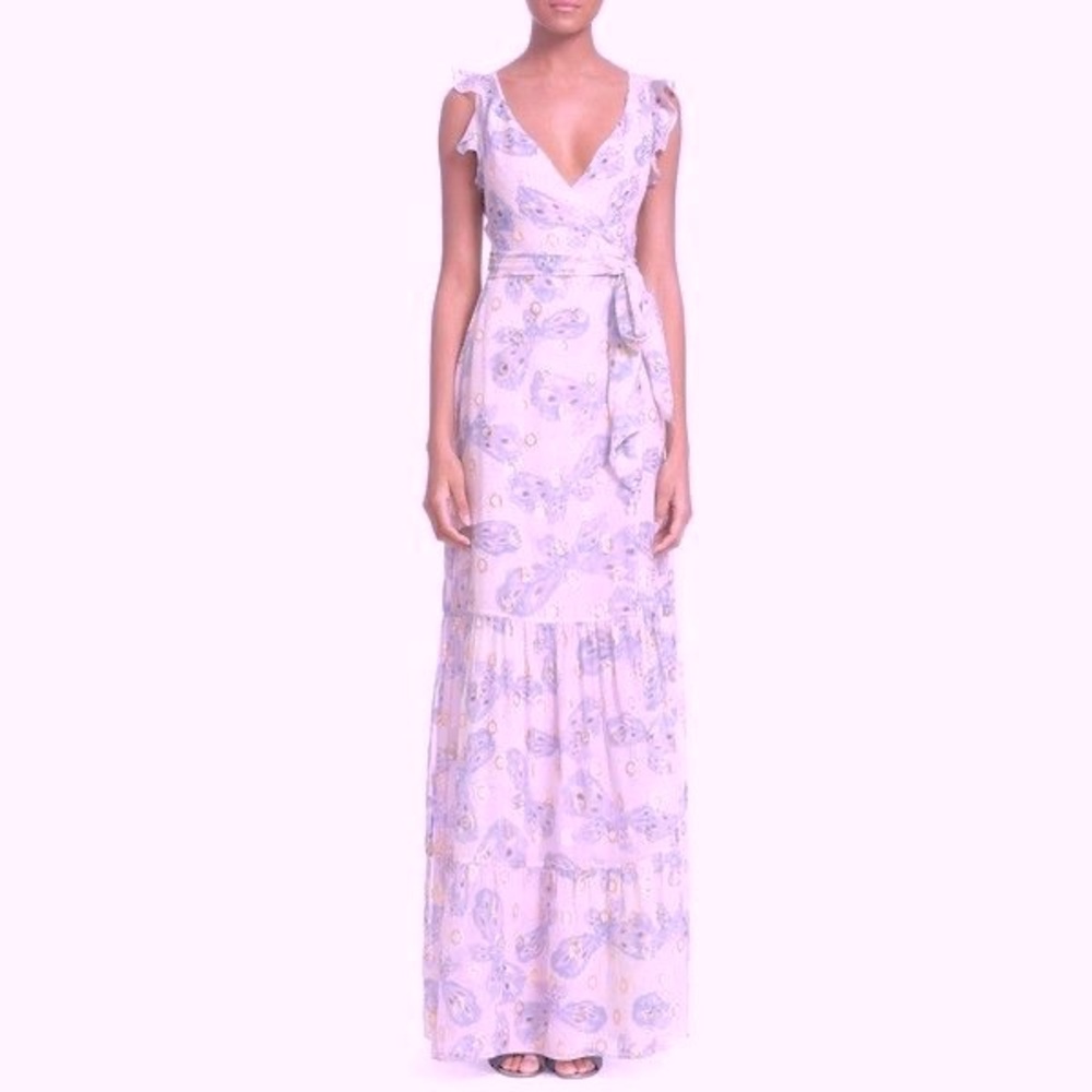 Diane von Furstenberg Stephania Wrap Maxi Dress.